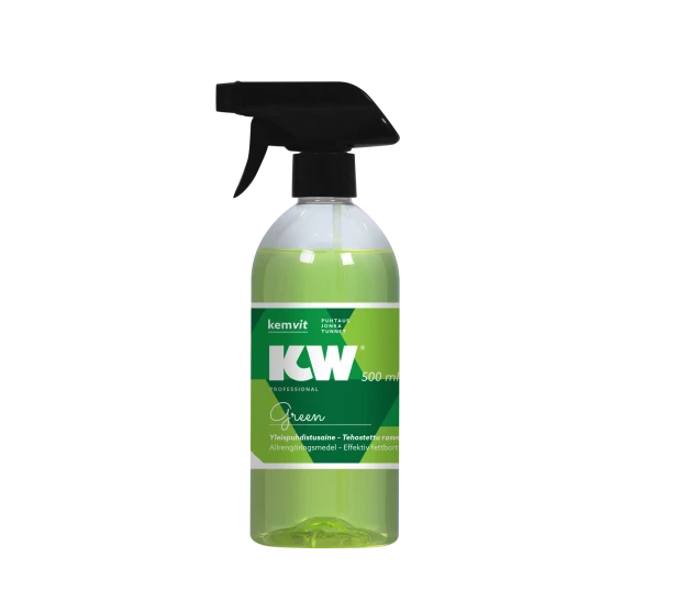 Kemvit KW Green 500 ml musta kuva